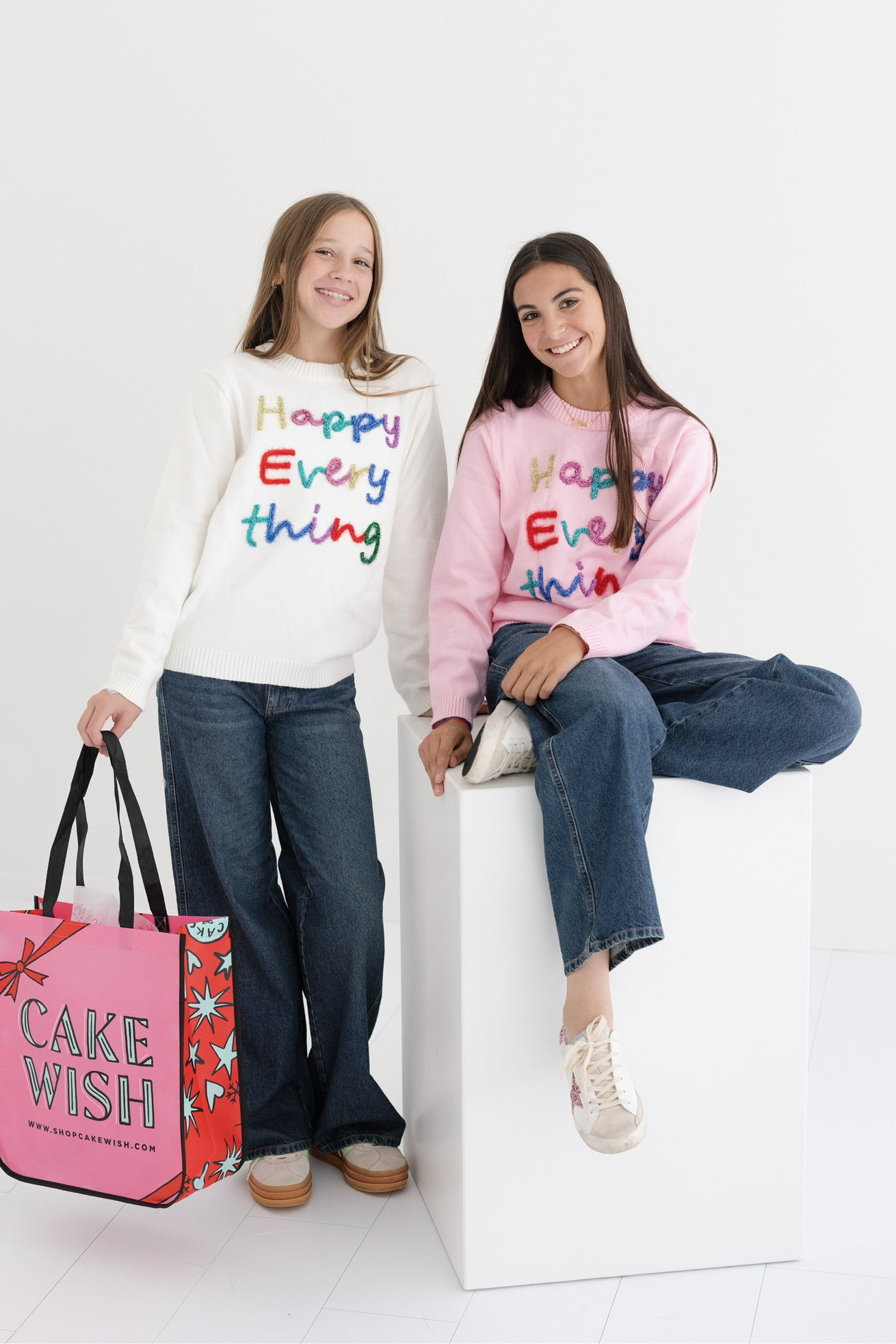 Tween Happy Everything Tinsel Sweater