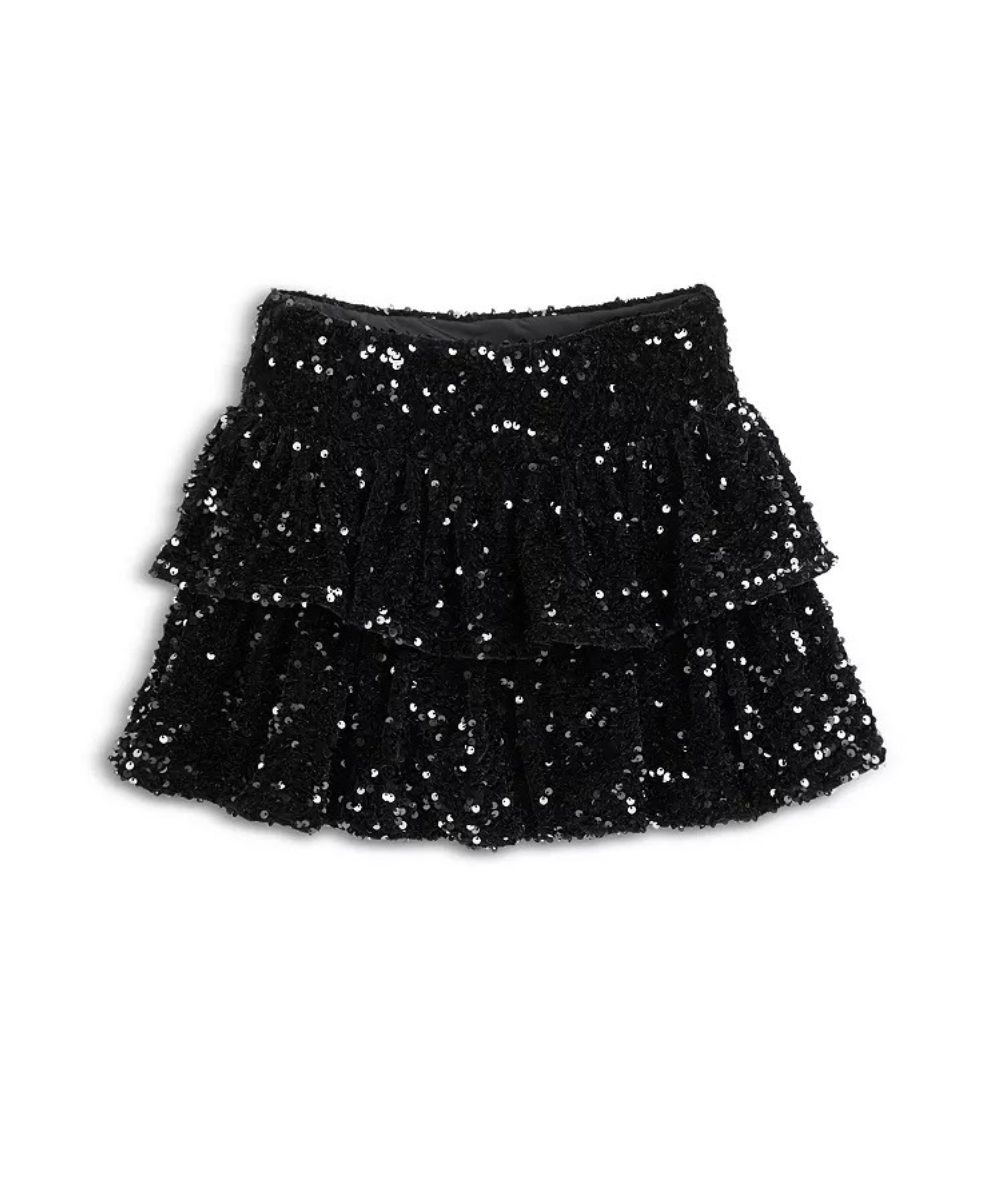 Tween Misha Sequin Ruffle Skirt