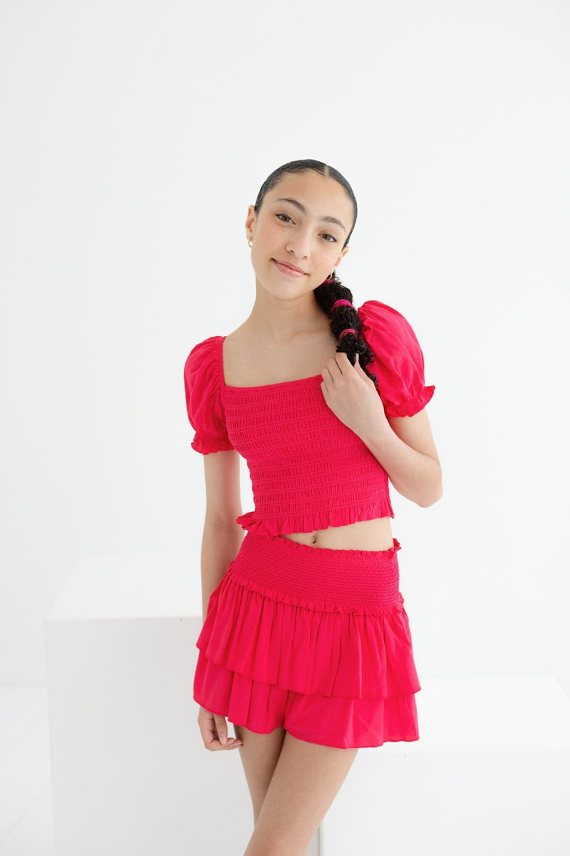 KatieJ NYC Brooke Ruffle Skirt Junior | CAKEWISH