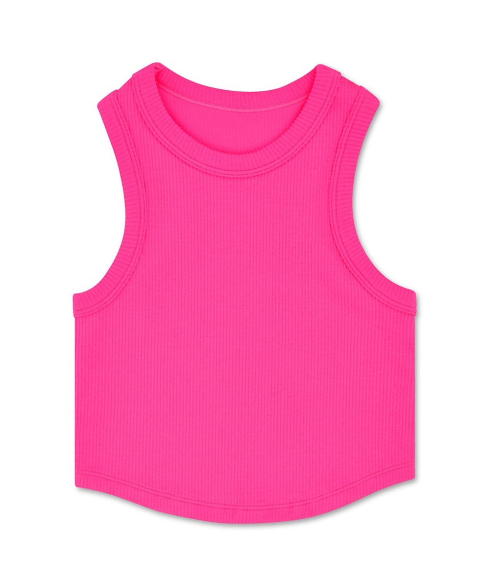 Tween Cropped Racer Back Tank Top