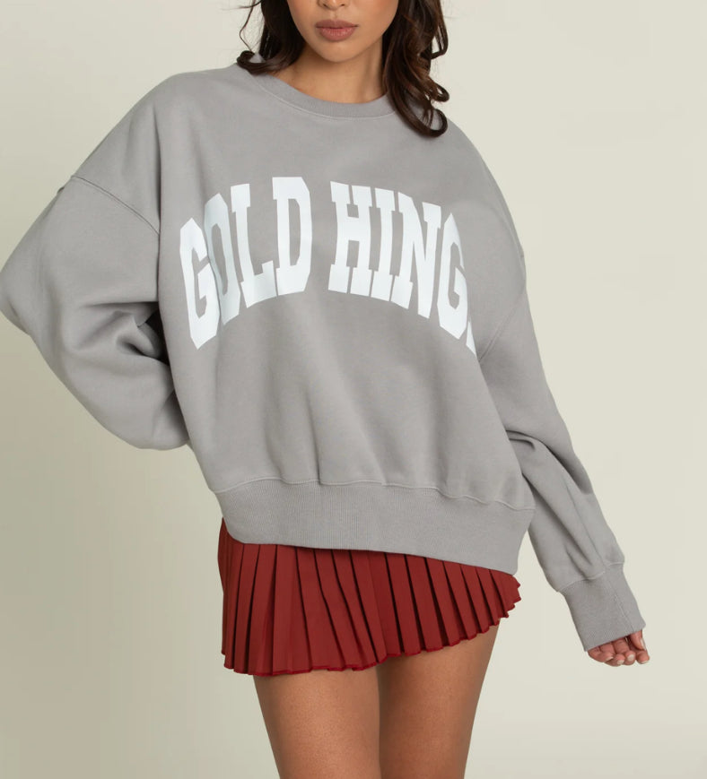 Gold Hinge Wide Arm Sweatshirt