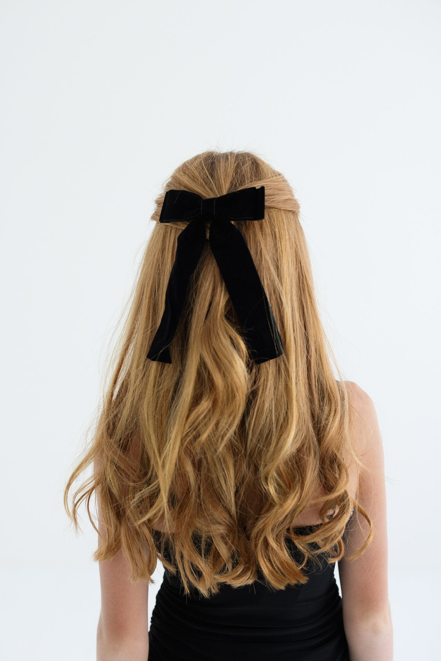 Classic Velvet Bow Barrette