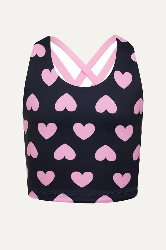 Tween Little Clementine Heart Top