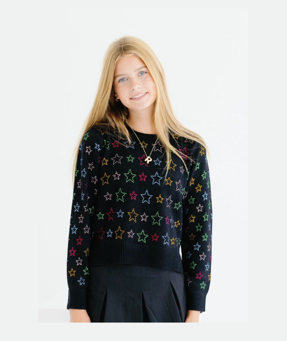 Lottie Crystal Star Sweater