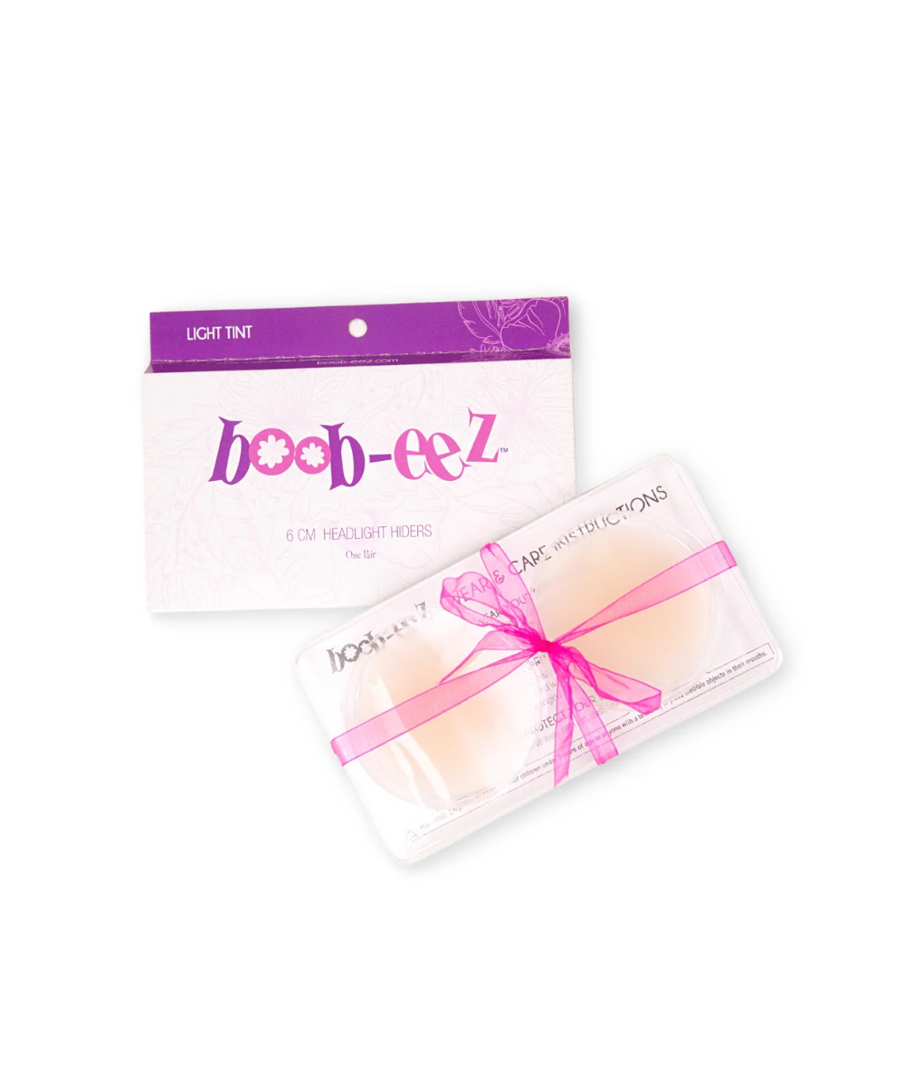 BOOB-EEZ Headlight Hiders 6cm reusable silicone nipple covers with washable adhesive and seamless matte finish