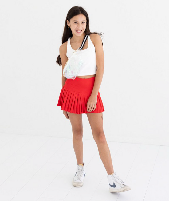 Pleated Tennis Skirt 13”