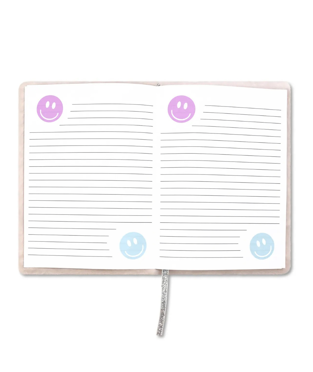 Made You Smile Fuzzy Journal