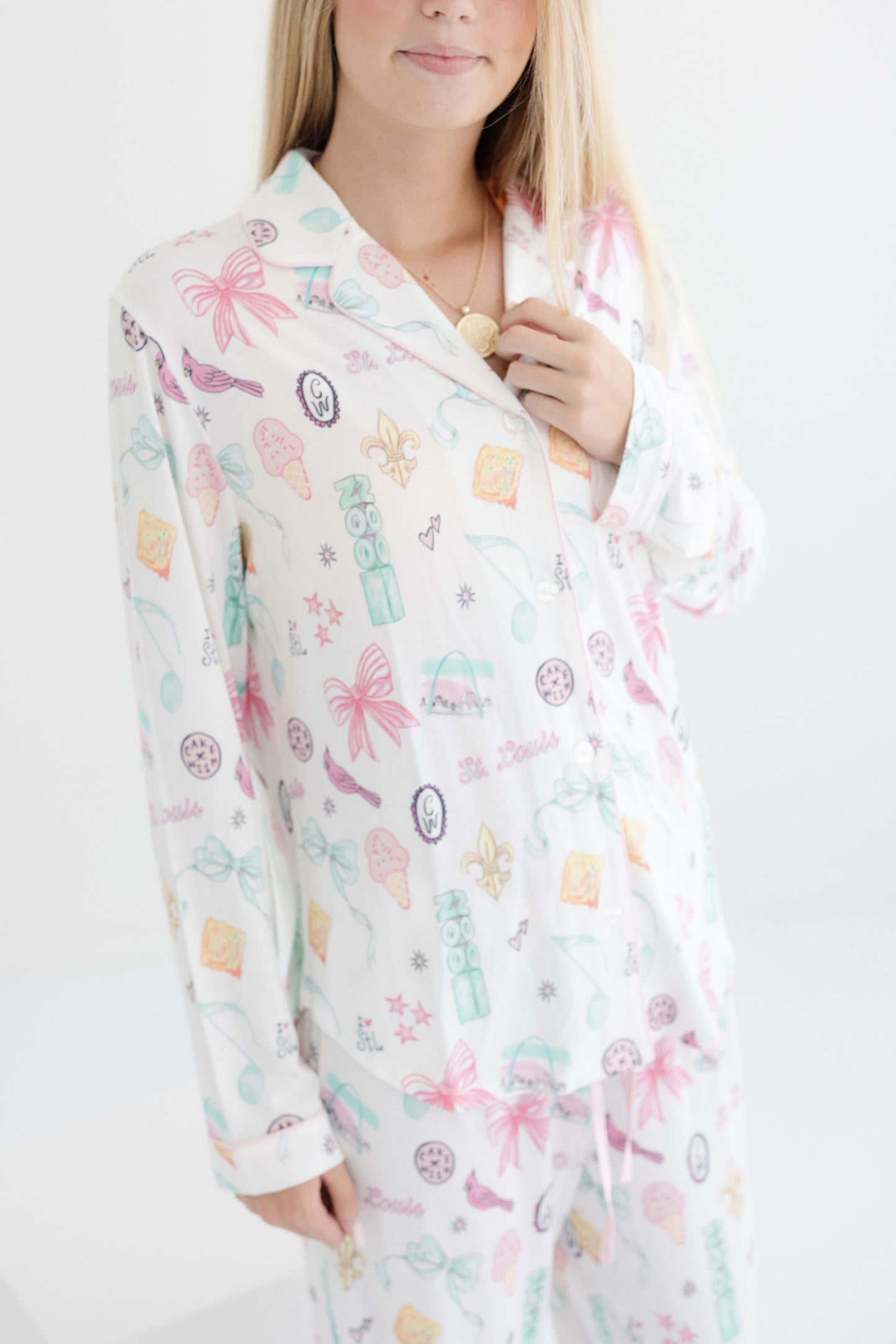 Saint Louis Long Sleeve Pajama Set Jr