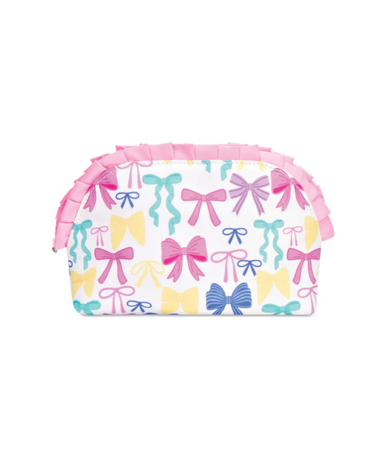 Pretty Bows Oval Cosmetic Bag
