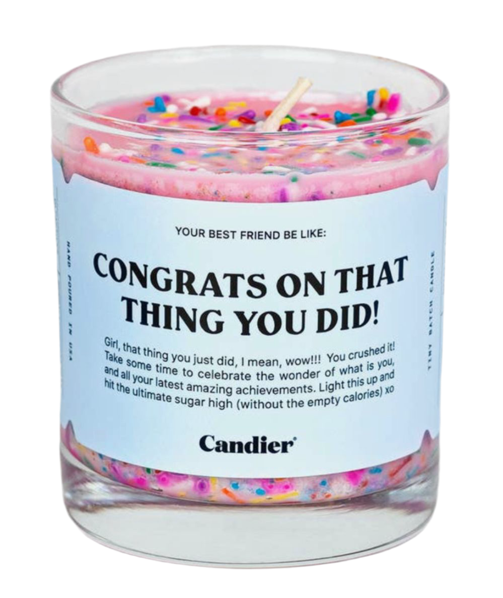 Congrats On That Thing Candle