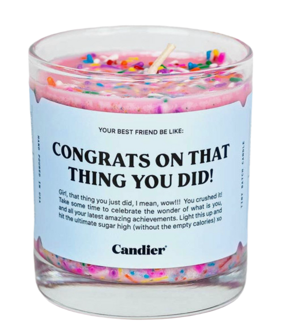 Congrats On That Thing Candle