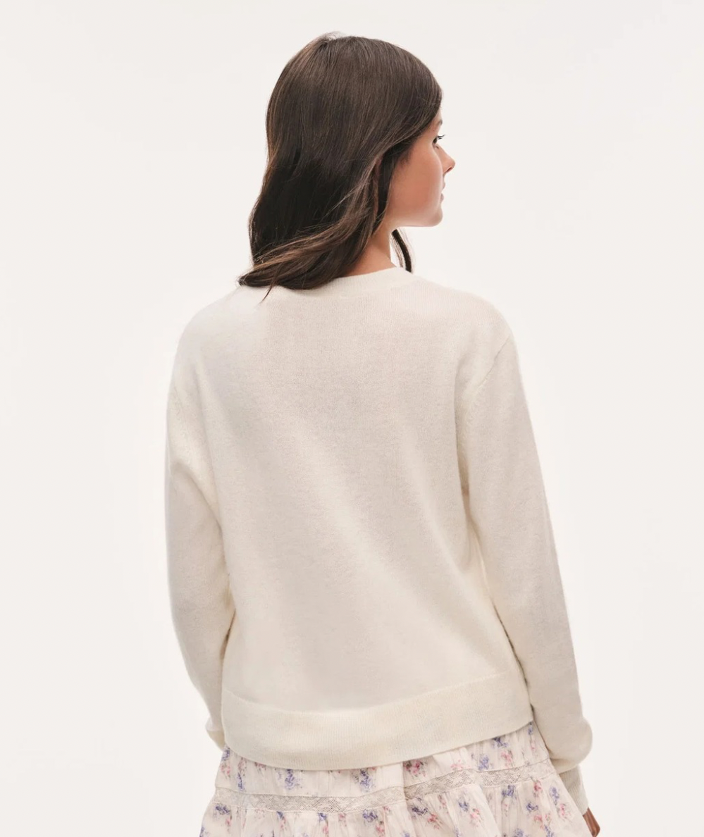 Tween Zolee Lace Bow Pullover