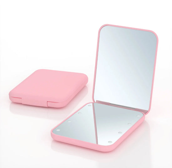 LED Mini Compact Magnifying Mirror