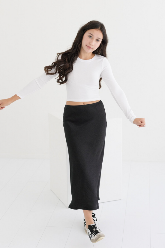 Tween Anastasia Satin Maxi Skirt