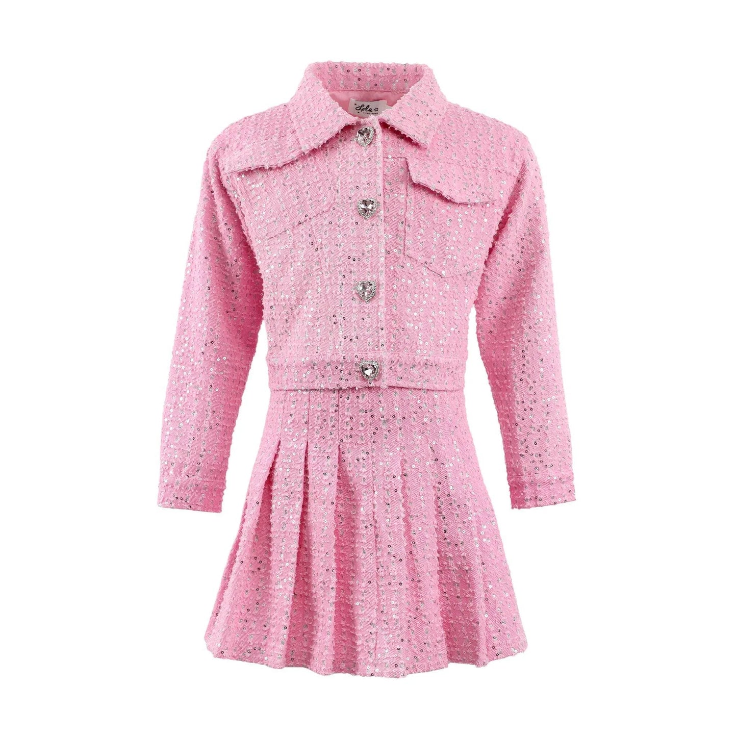 Tween Rosie Shimmer Denim Set