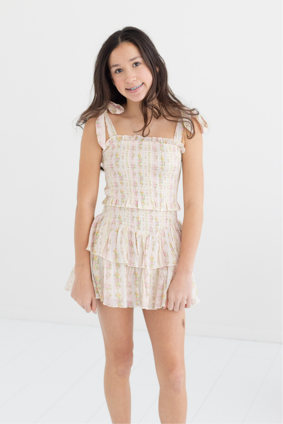 Tween Brooke Floral Skirt
