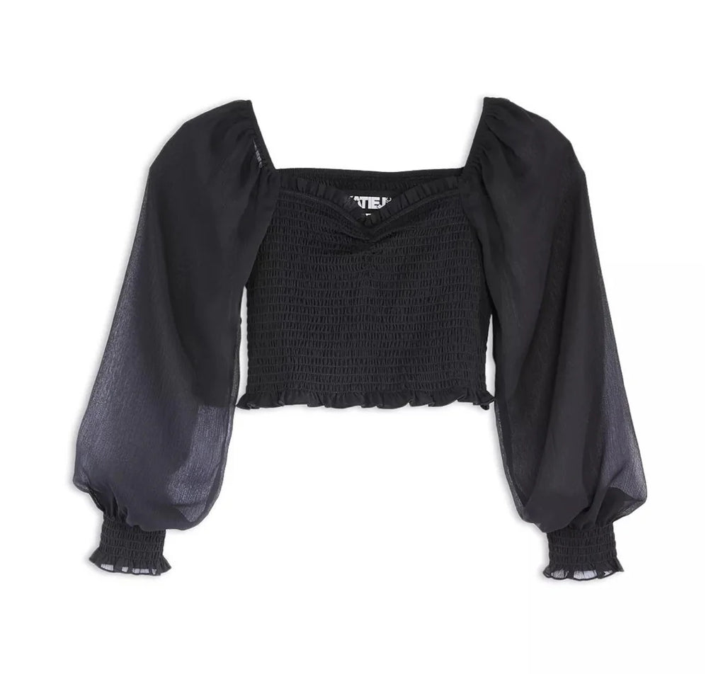 Chloe Sheer Long Sleeve Top Jr