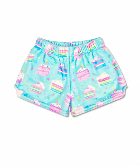 Tween Fuzzy Plush Pajama Shorts