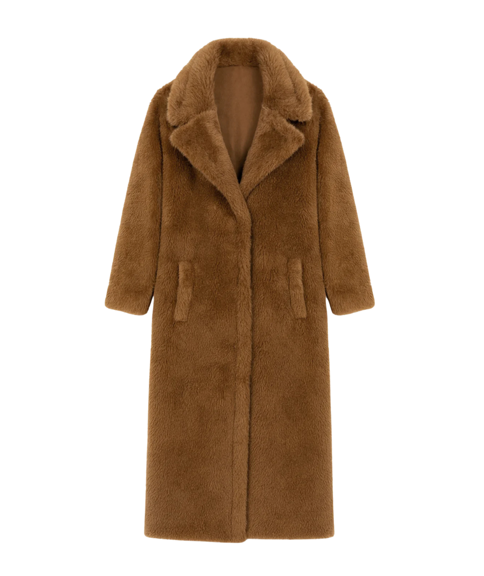 Tween Paddie Long Sherpa Coat