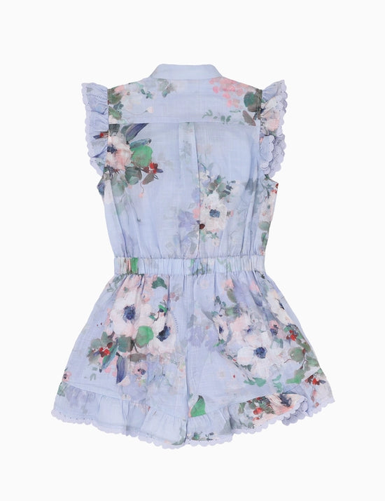 Everley Girls Frill Playsuit