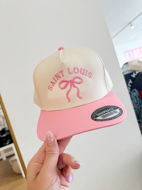 Saint Louis Embroidered Bow Hat