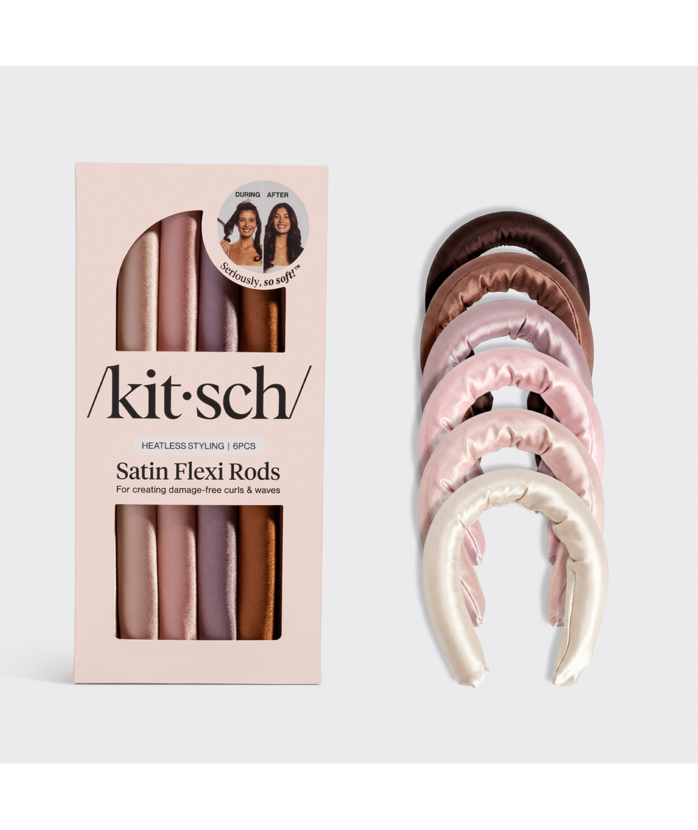 Satin Wrapped Flexi Rods - 6pc Set by Kitsch - CAKEWISH