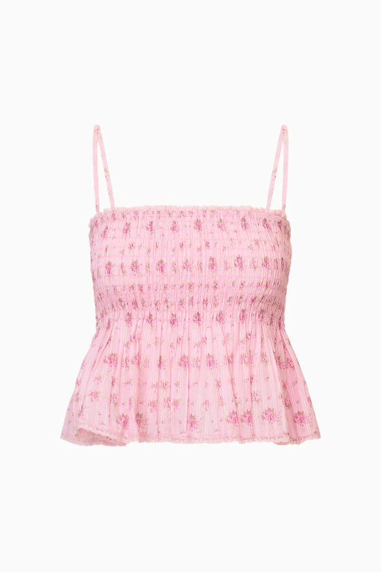 Condie Floral Cotton Voile Top Jr