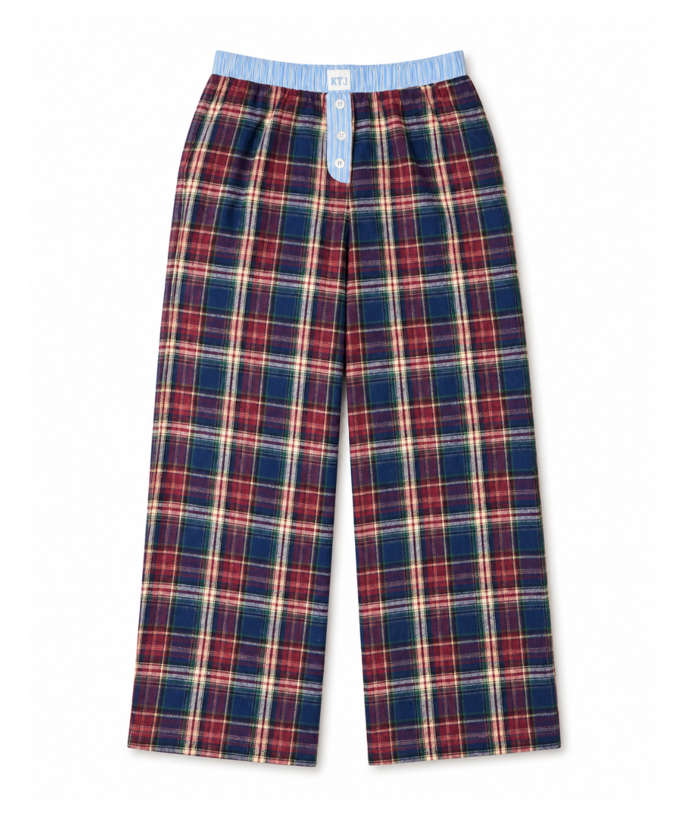 Tween Bree Plaid Lounge Pant