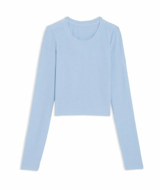 Livi Long Sleeve Ribbed Tee Jr