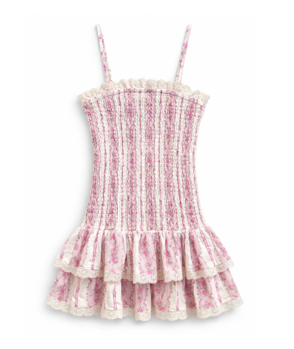 Tween Melina Drop Waist Smocked Dress