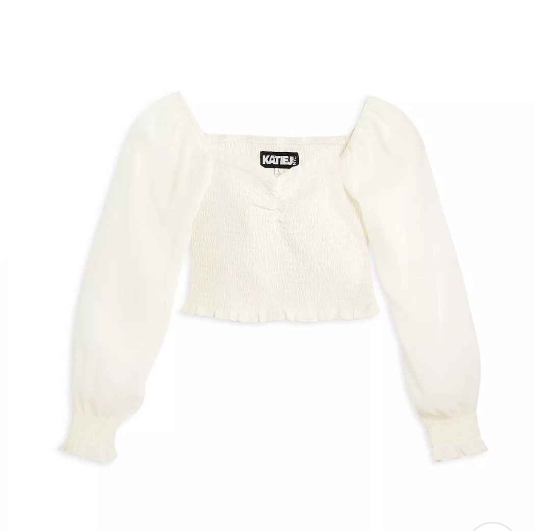 Chloe Sheer Long Sleeve Top Jr