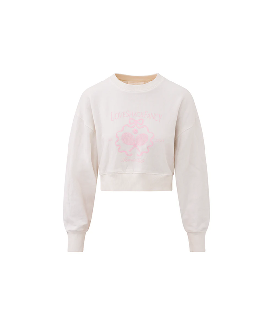 Aneria Tennis Logo Pullover Sweatshirt