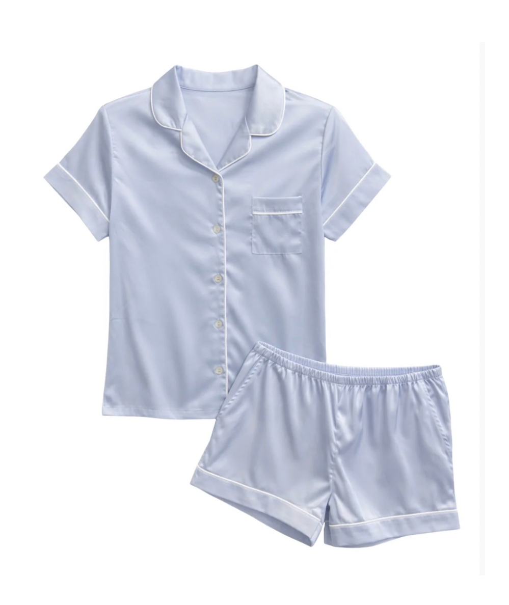 Tween Olivia Satin Pajama Set