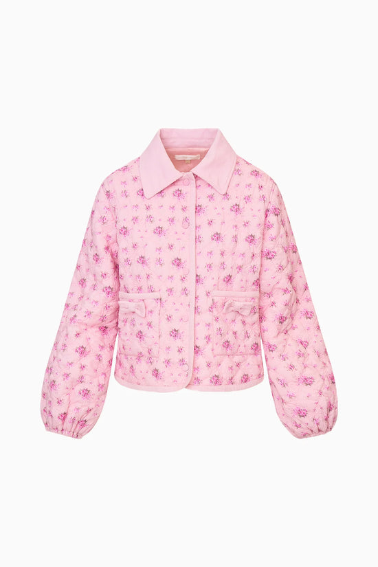 Quinlette Floral Quilted Jacket Jr