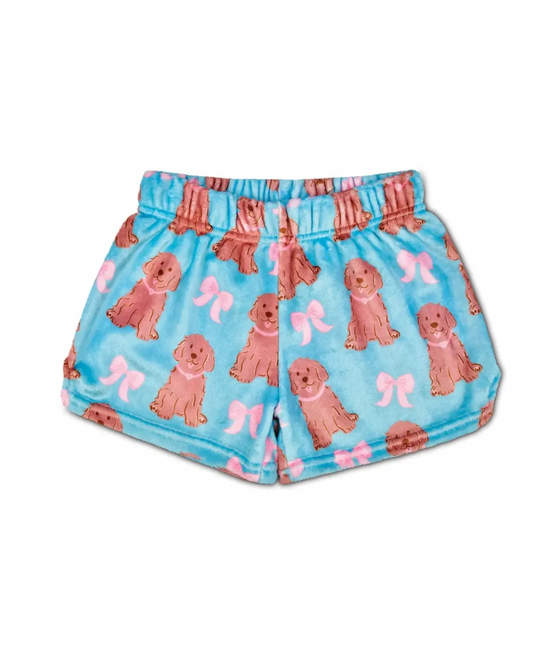 Tween Fuzzy Plush Pajama Shorts