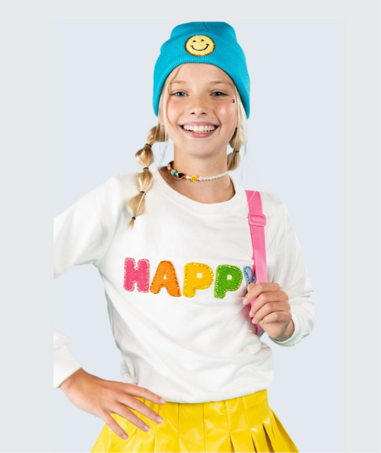 Happy Crystal Sweatshirt