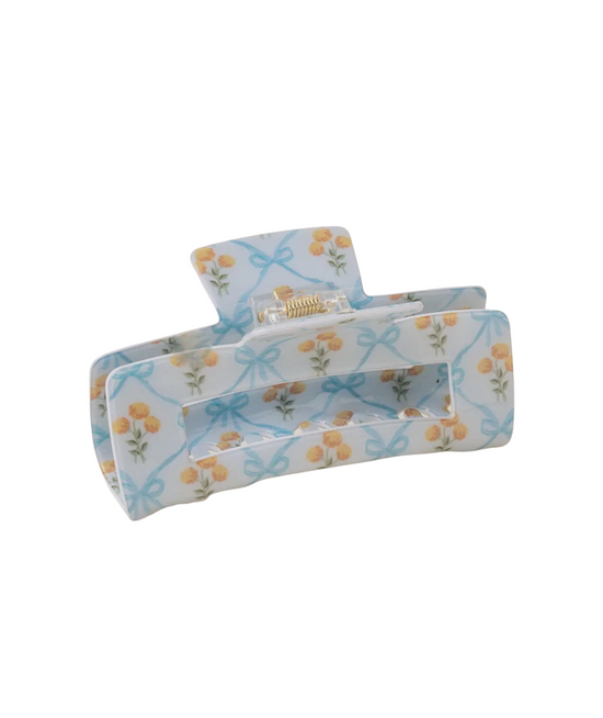 Floral Claw Clip