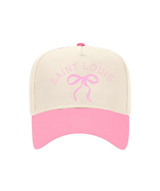 Saint Louis Embroidered Bow Hat