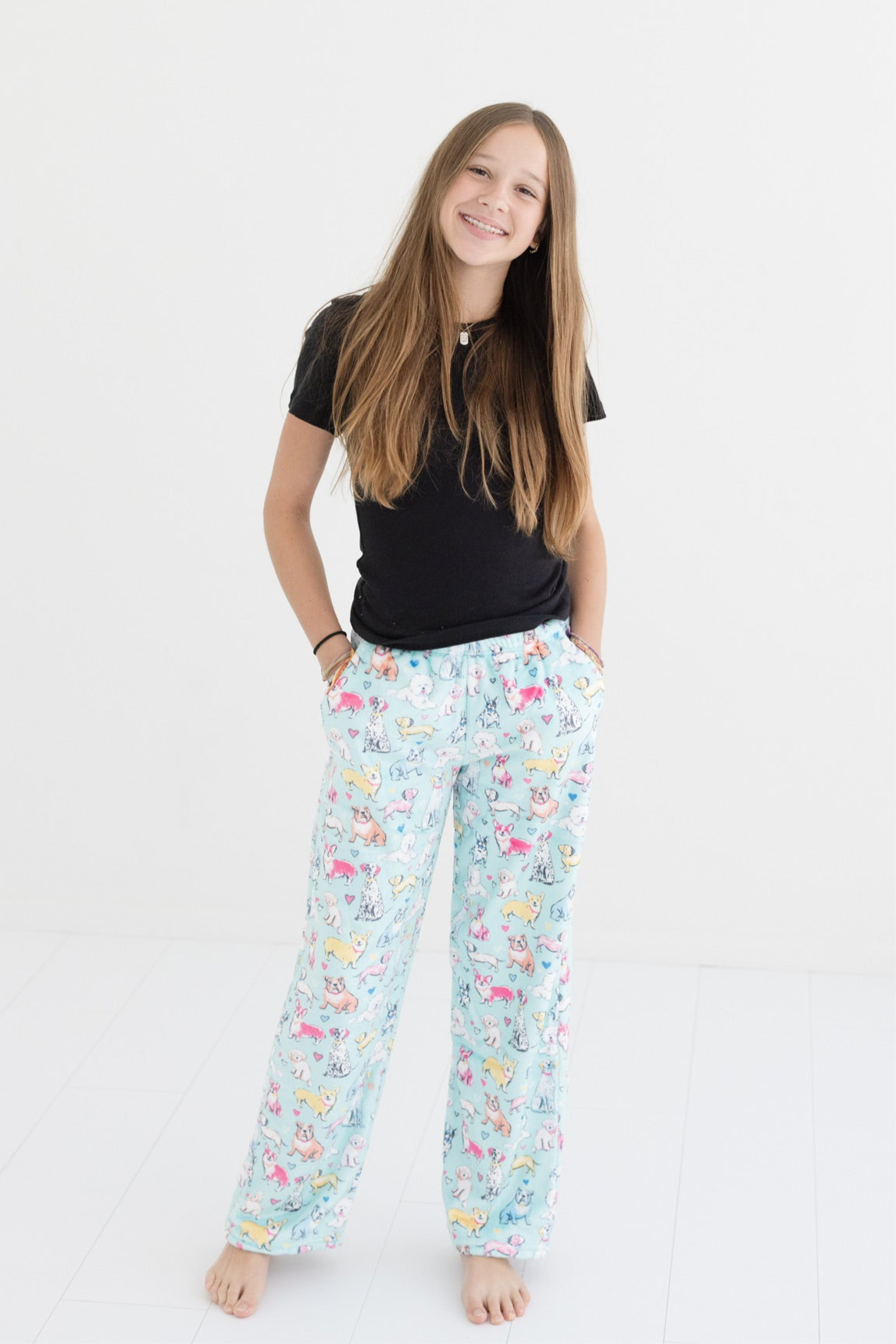 Tween Fuzzy Plush Pajama Pants