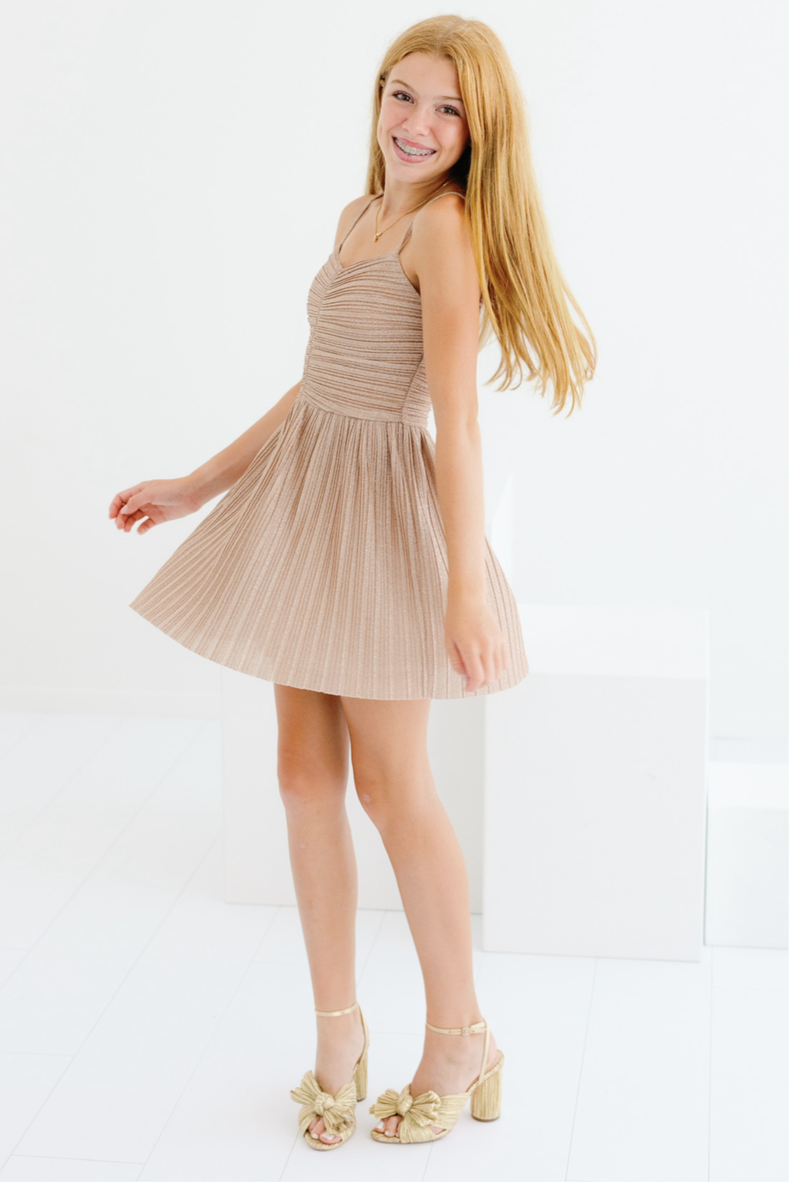 Sabrina Shimmer Dress