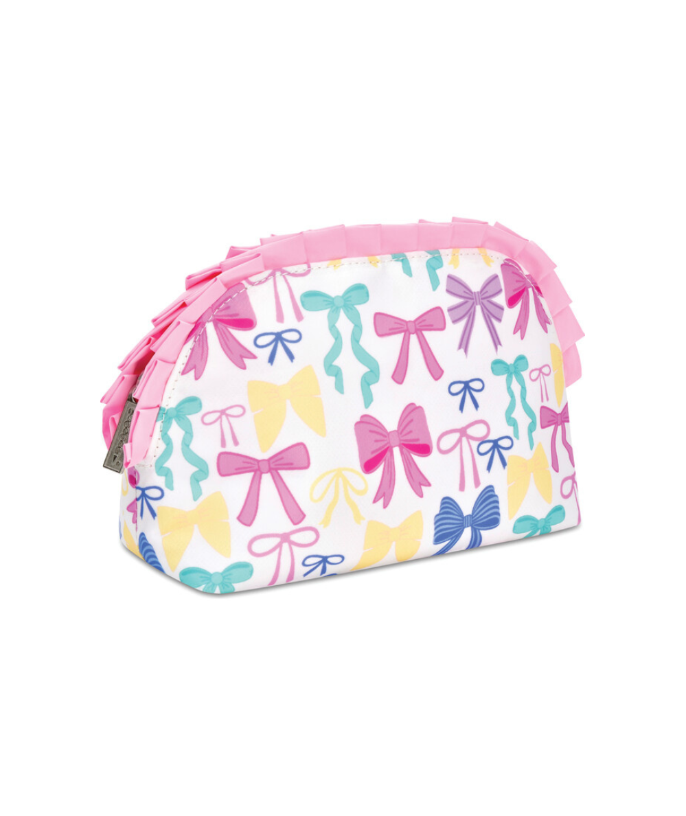 Pretty Bows Oval Cosmetic Bag