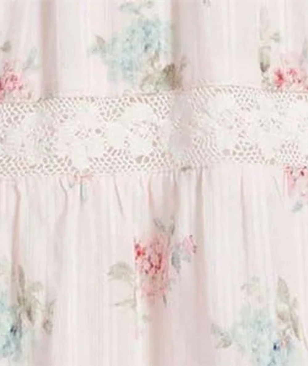 Women’s Lizzy Floral Smocked Bodice Mini Dress