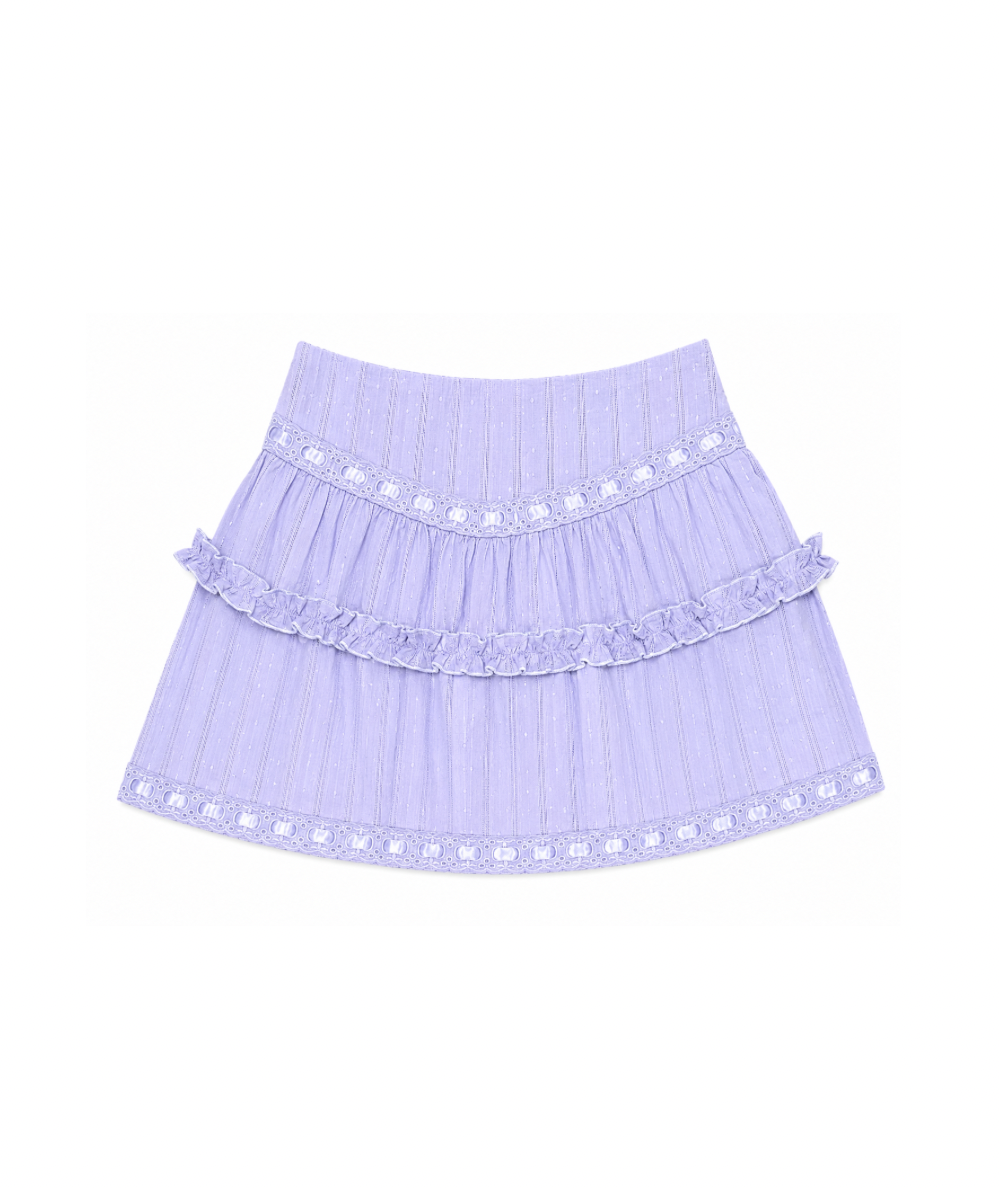 Tween Julie Tiered Ruffle Mini Skirt