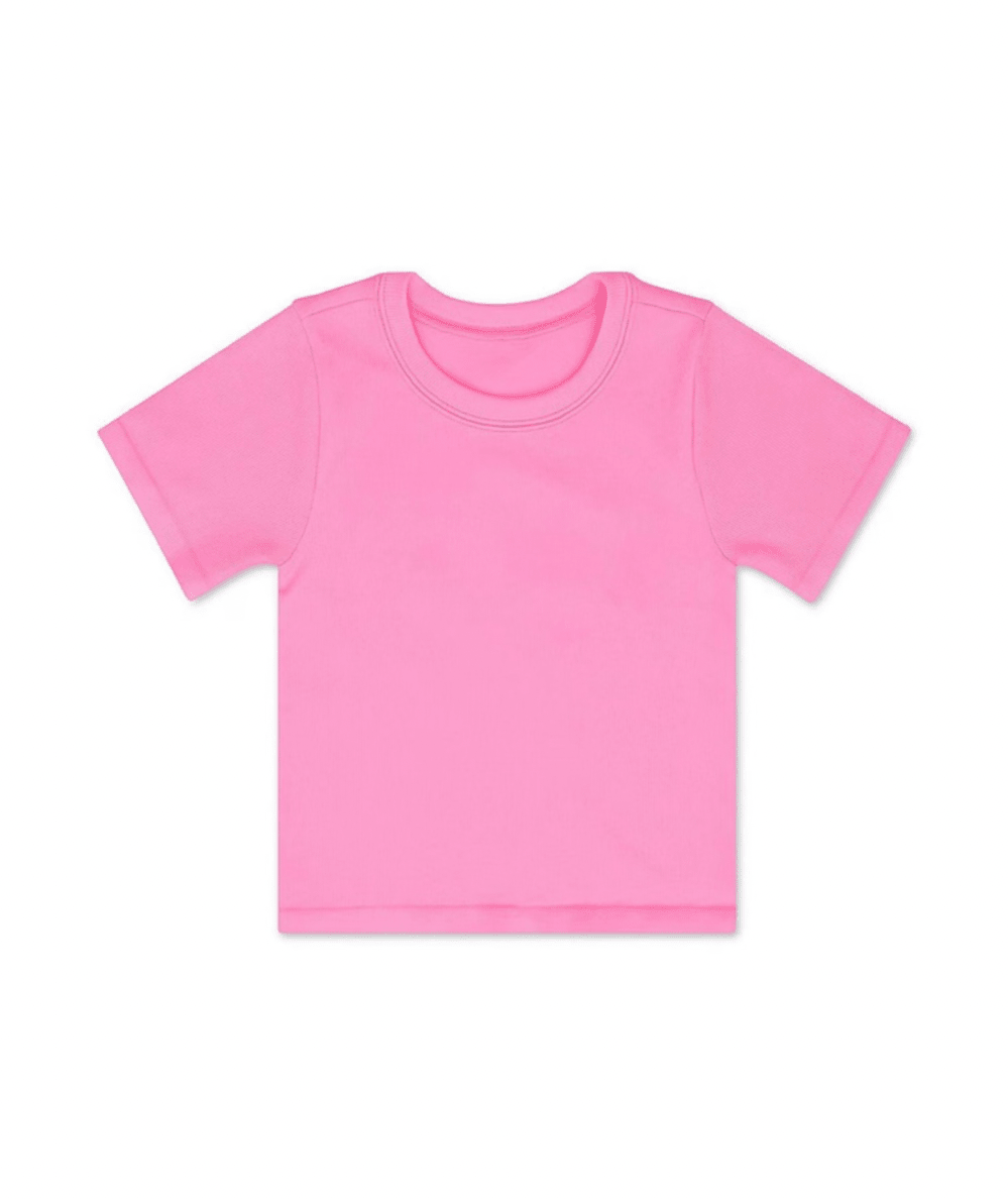 Tween Ribbed Short Sleeve Shirt
