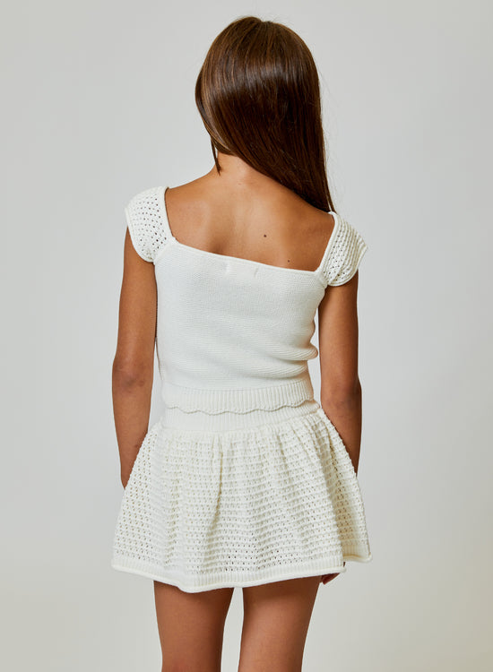 Crochet Knit Top