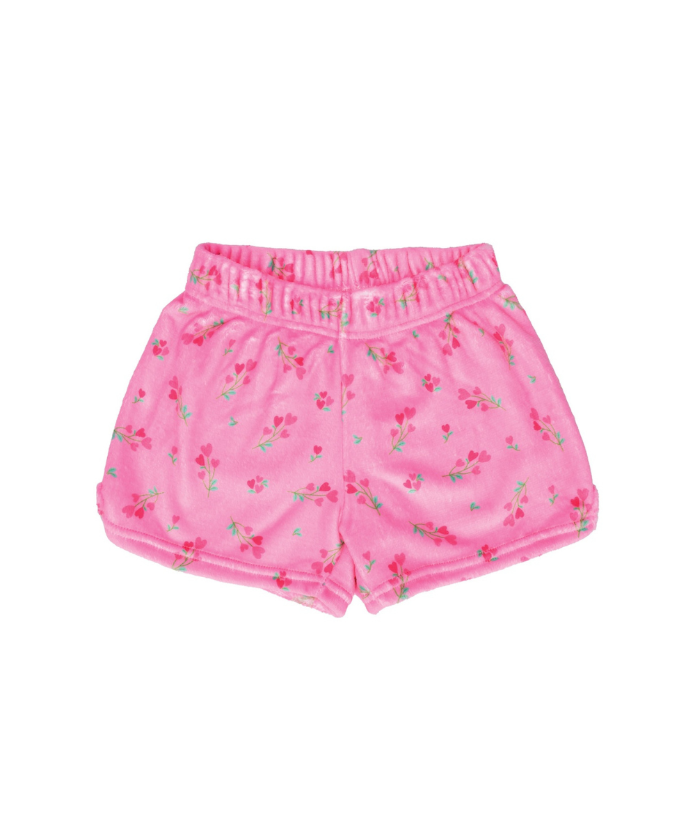 Theme Sweet Pink Plush Shorts