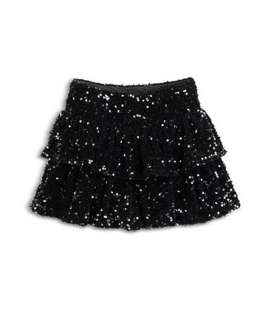Tween Misha Sequin Ruffle Skirt