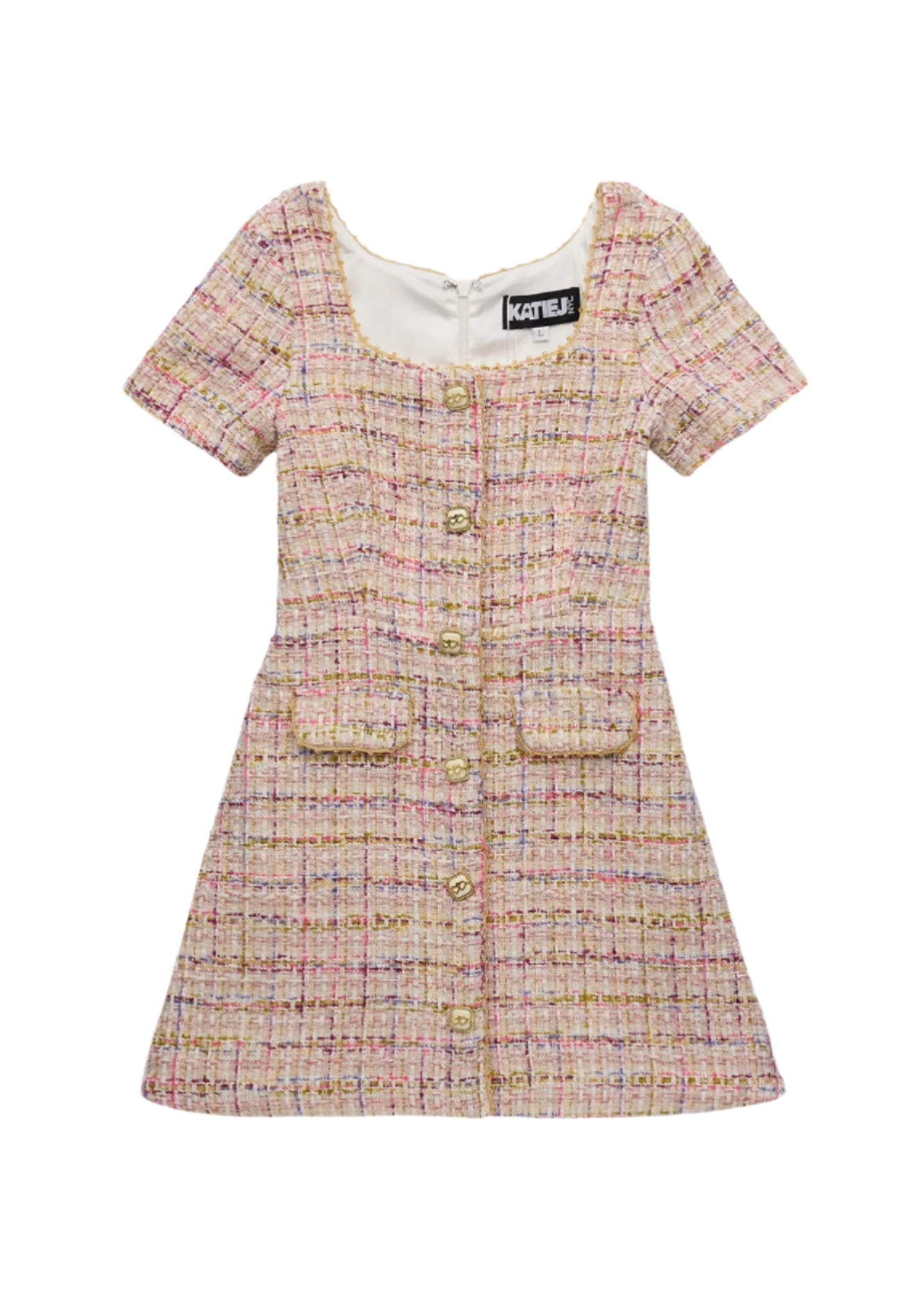 Anna Mini Tweed Dress Jr - CAKEWISH