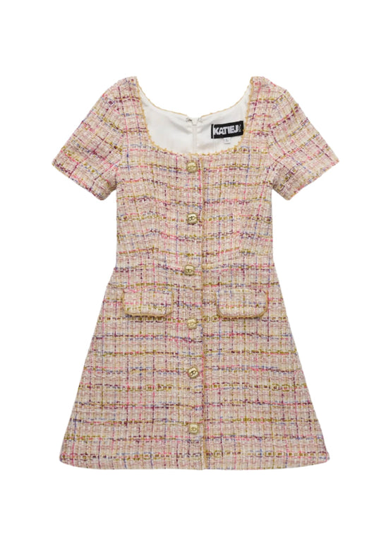 Anna Mini Tweed Dress Jr - CAKEWISH
