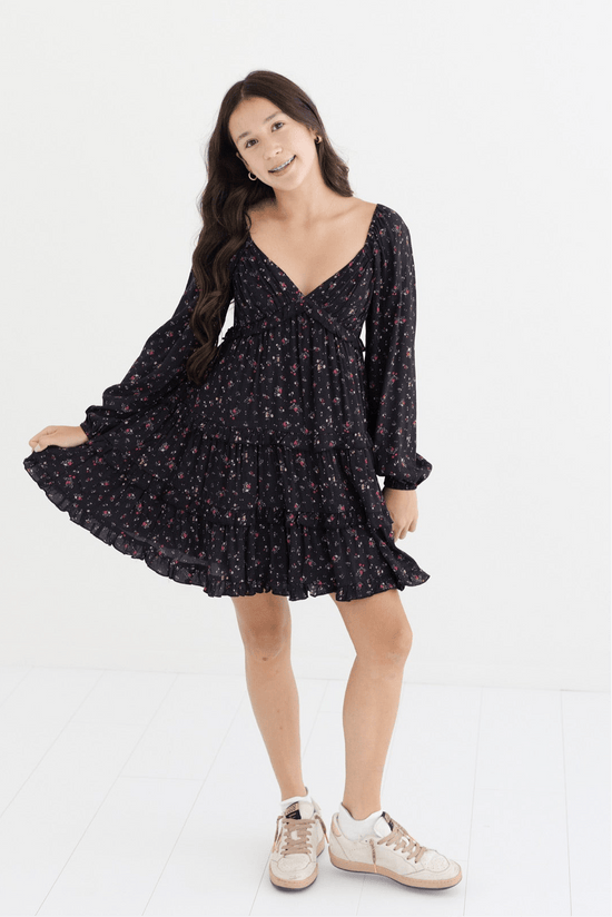 Annalise Twist Front Dress Jr - CAKEWISH